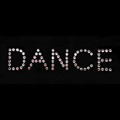 Dance Word Rhinestones